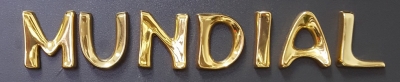 pozlacena slova mundial oro